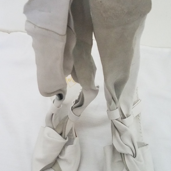 White strap up sandals - Picture 5 of 6